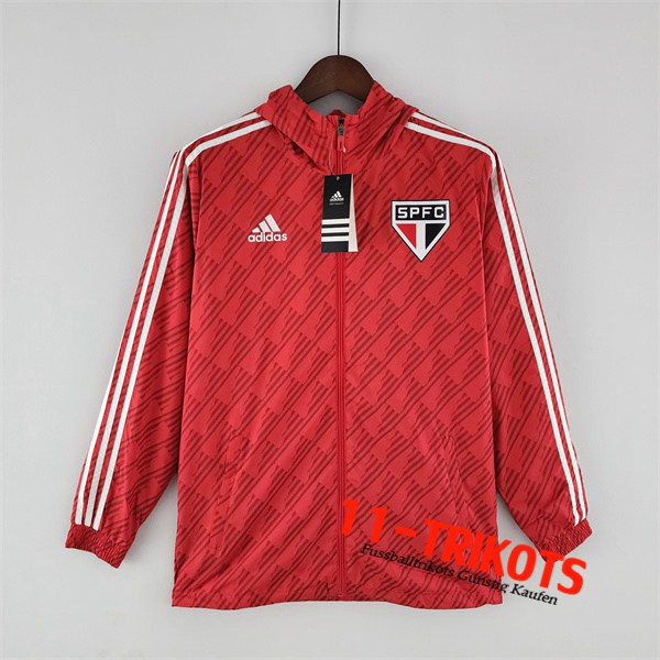 Sao Paulo FC Windjacke Rot 2022/2023