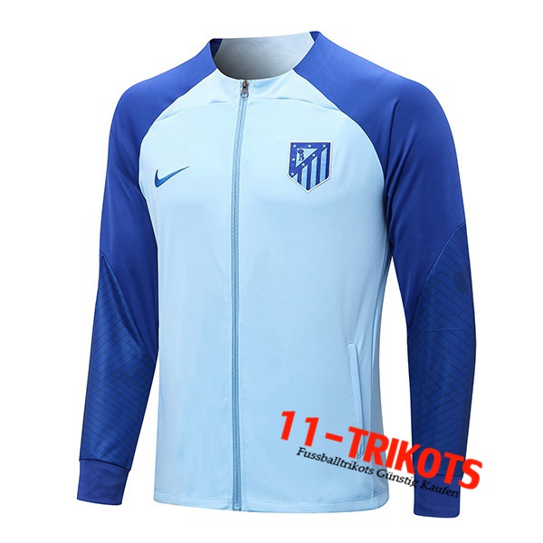 Trainingsjacke Atletico Madrid Hellblau 2022/2023