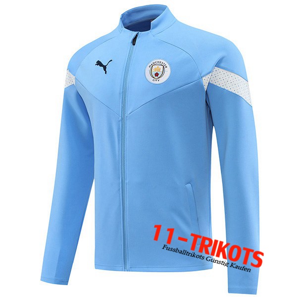 Trainingsjacke Manchester City Hellblau 2022/2023