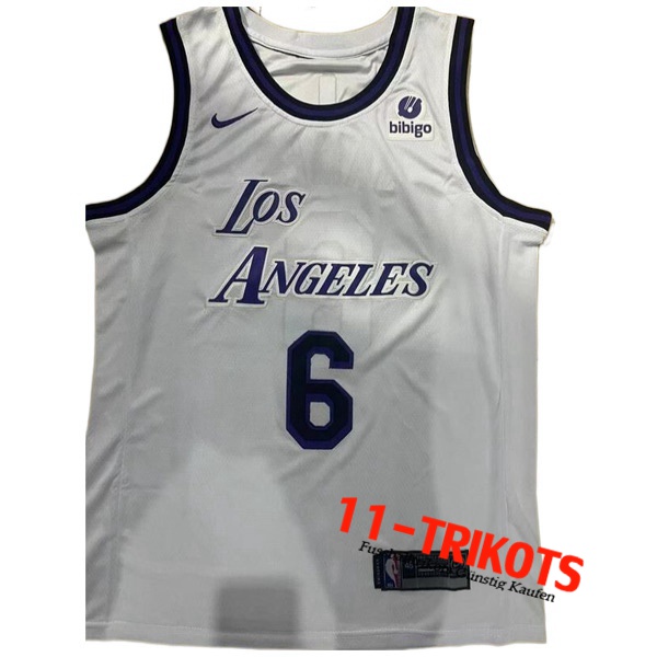 Los Angeles Lakers Trikots (JAMES #6) 2022/23 Weiß