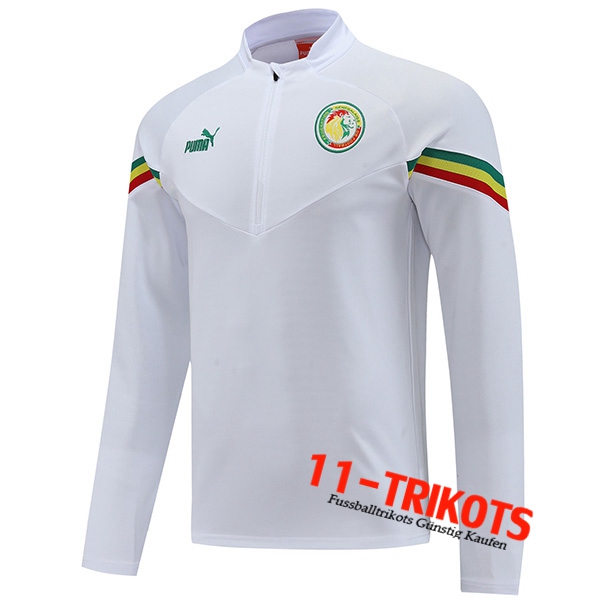 Sénégal Training Sweatshirt Weiß 2022/2023