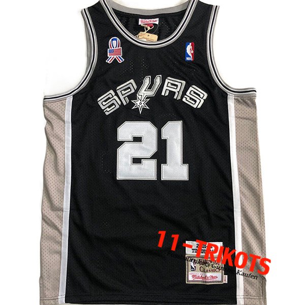 Trikots San Antonio Spurs (BRISSETT #12) 2022/23 Schwarz