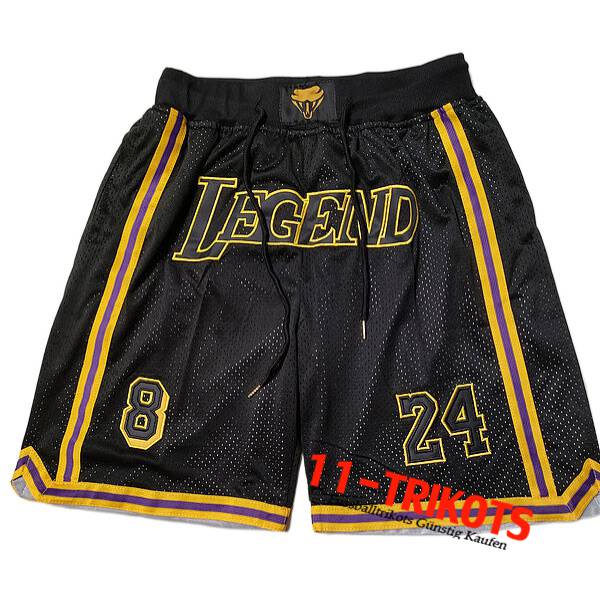 Shorts NBA Los Angeles Lakers Schwarz