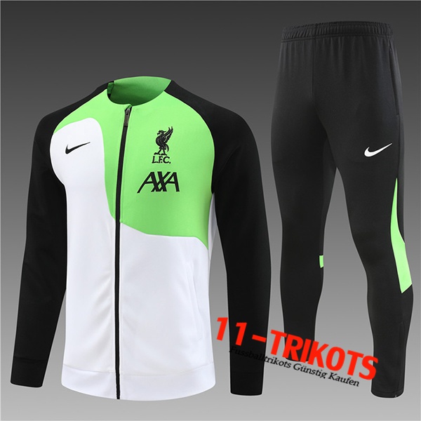 FC Liverpool Trainingsanzug (Jacke) Kinder Weiß 2023/2023