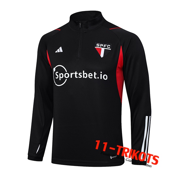 Sao Paulo FC Sweatshirt Training Schwarz 2023/2024