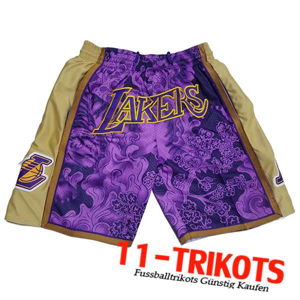 Shorts NBA Los Angeles Lakers lila