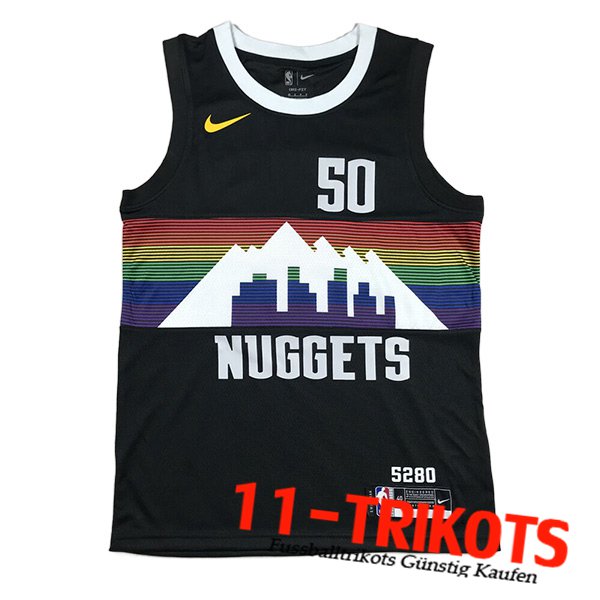 Denver Nuggets Trikots (GOROON #50) 2023/24 Schwarz