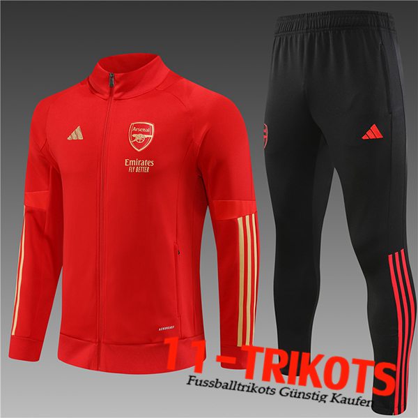 Arsenal Trainingsanzug (Jacke) Kinder Rot 2023/2024