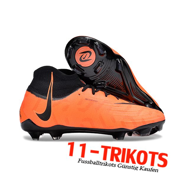 Nike Fussballschuhe Phantom Luna Elite NU FG Orange/Schwarz -03