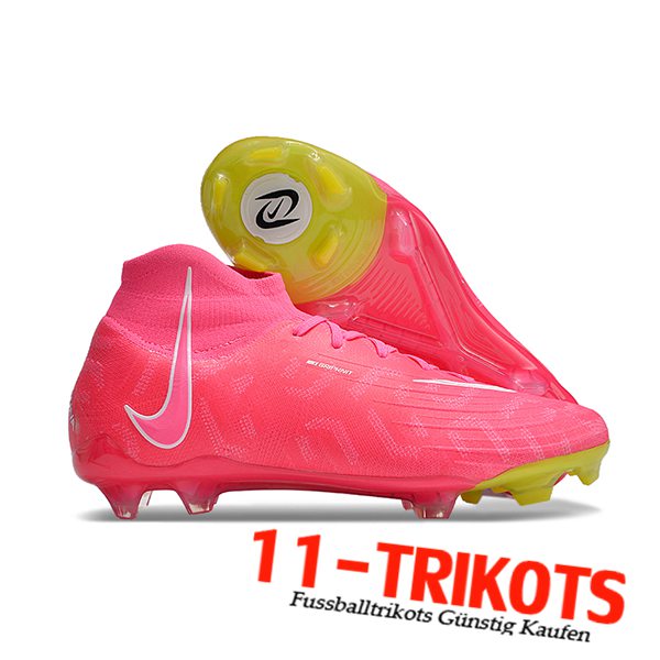 Nike Fussballschuhe Phantom Luna Elite NU FG Rosa/Weiß