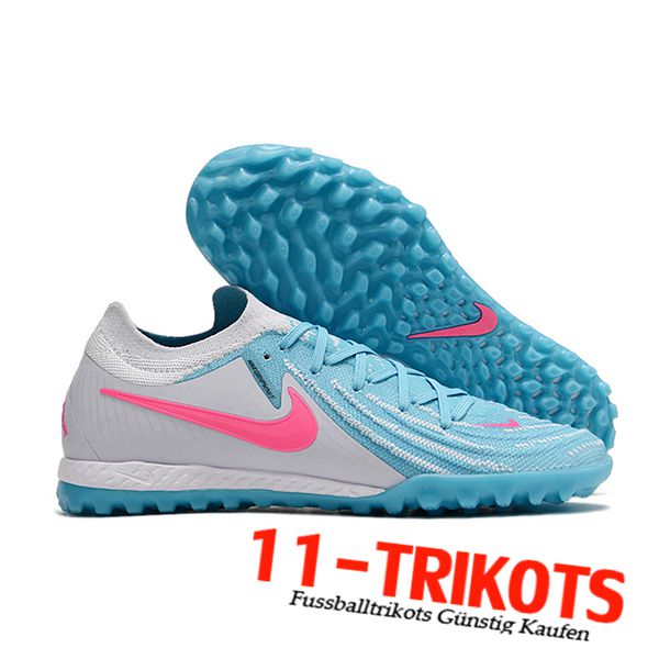 Nike Fussballschuhe Phantom GX II Elite TF Weiß/Blau/Rosa