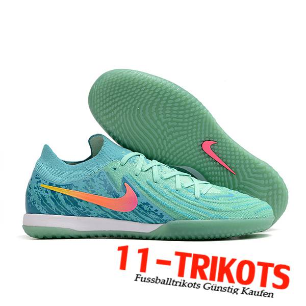 Nike Fussballschuhe Phantom GX II Elite IC Grün/Rosa