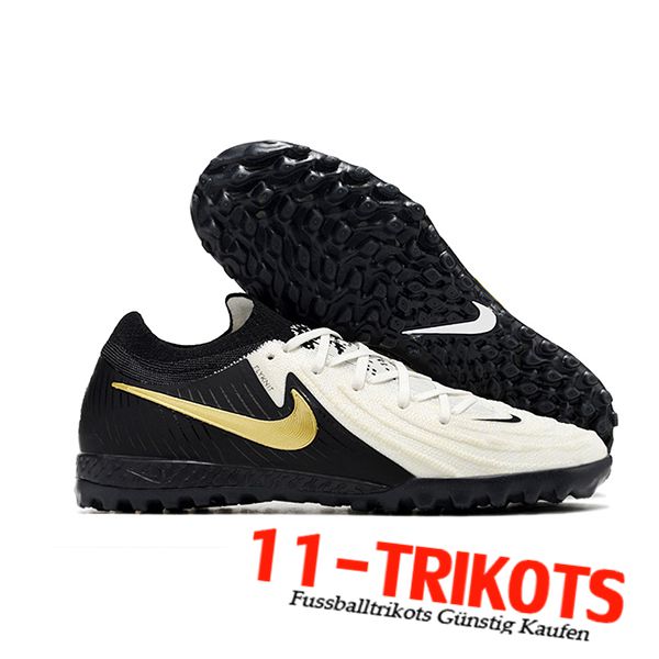 Nike Fussballschuhe Phantom GX II Elite TF Schwarz/Weiß/Gelb