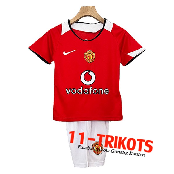 Manchester United Retro Kinder Heimtrikot 2005/2006