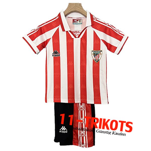 Athletic Bilbao Retro Kinder Heimtrikot 1995/1997