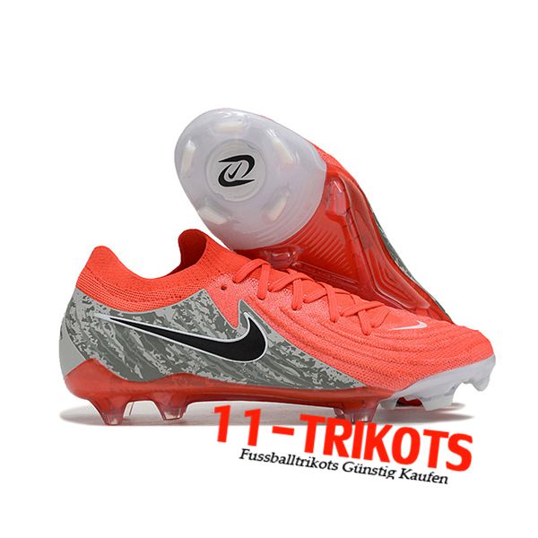 Nike Fussballschuhe Phantom Luna Elite NU FG Orange/Grau