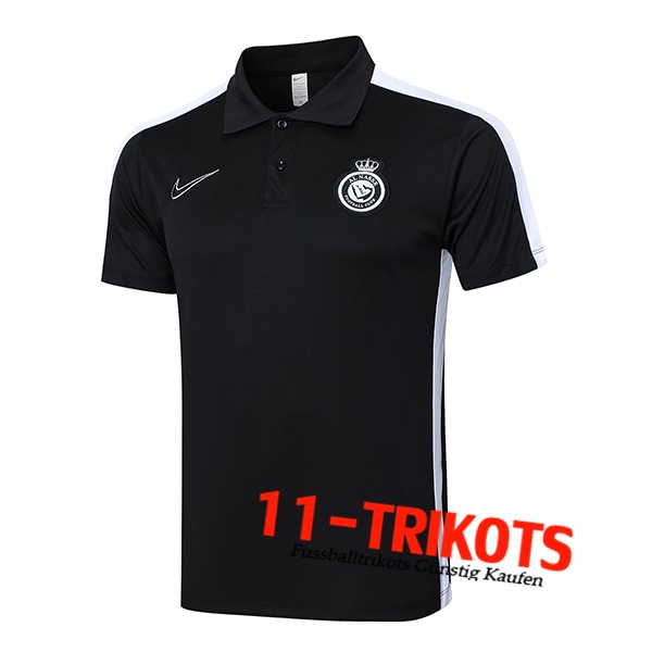 Al-Nassr Poloshirt Schwarz/Weiß 2024/2025