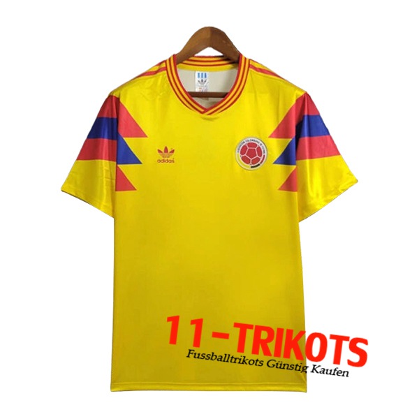 Colombia Fussball Trikots Retro Kolumbien 1990