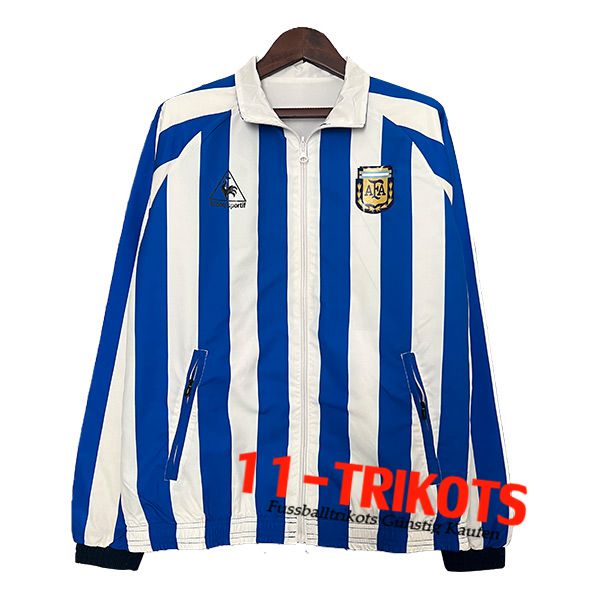 Argentinien Windjacke Weiß/Blau 2024/2025