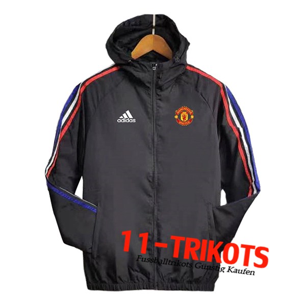 Manchester United Windjacke Schwarz 2024/2025