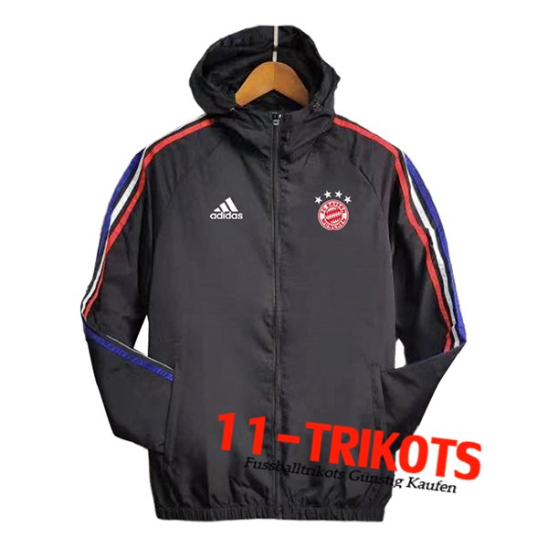 Bayern Munchen Windjacke Schwarz 2024/2025