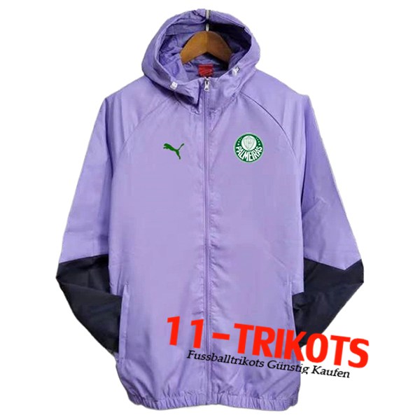 Palmeiras Windjacke lila/Schwarz 2024/2025