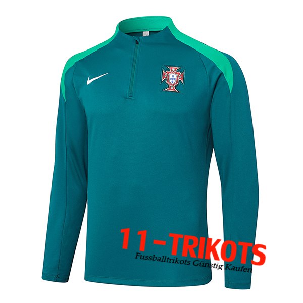 Portugal Training Sweatshirt Grün 2024/2025