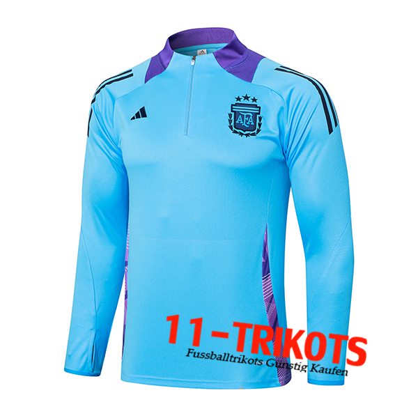 Argentinien Training Sweatshirt Blau/lila 2024/2025