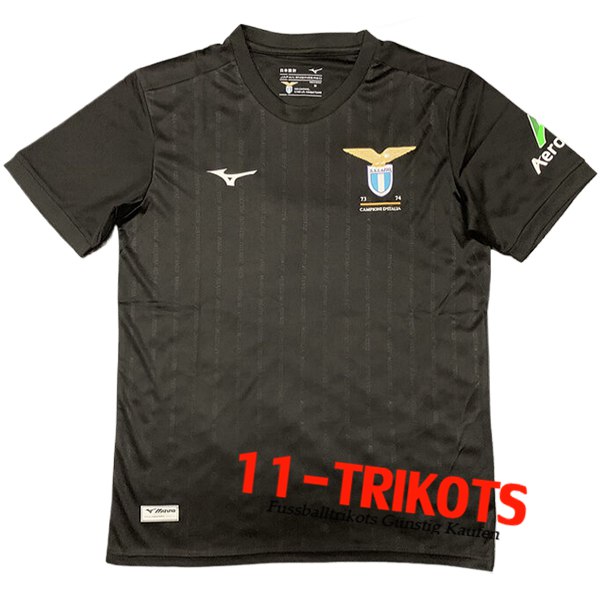 Lazio Fussball Trikots Commemorative Edition Schwarz 2024/2025