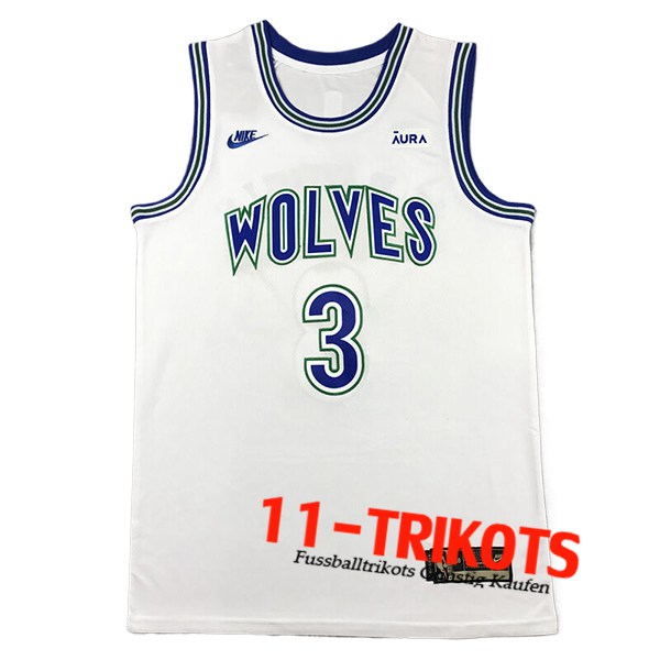 Minnesota Timberwolves Trikot (McDANIELS #3) 2024/25 Weiß/Blau