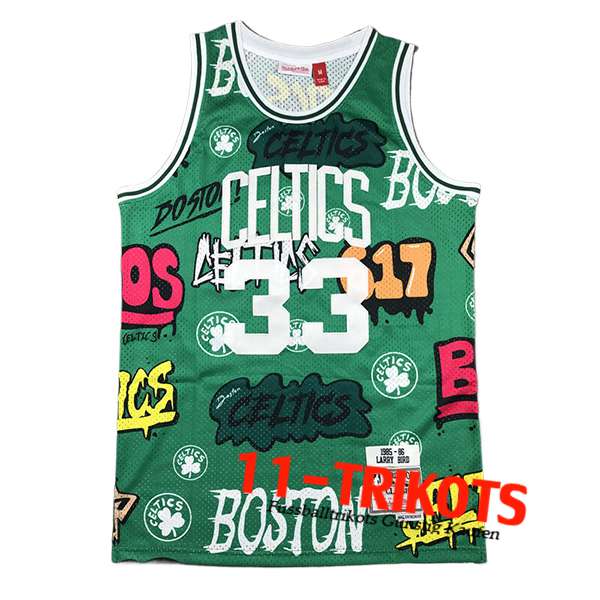 Boston Celtics Trikot (BIRD #33) 2024/25 Grün -02