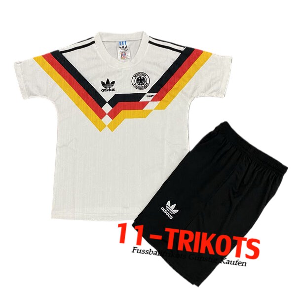 Deutschland Retro Kinder Heimtrikot 1990