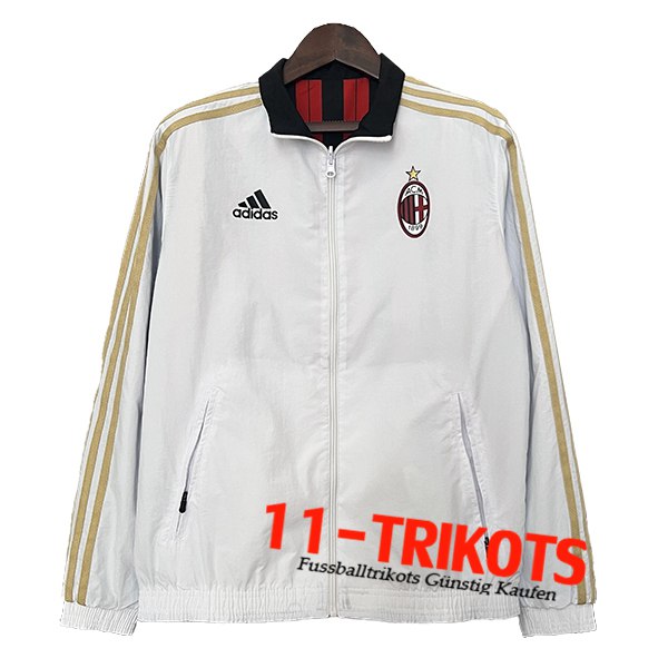 AC Milan Windjacke Weiß/Weiß 2024/2025