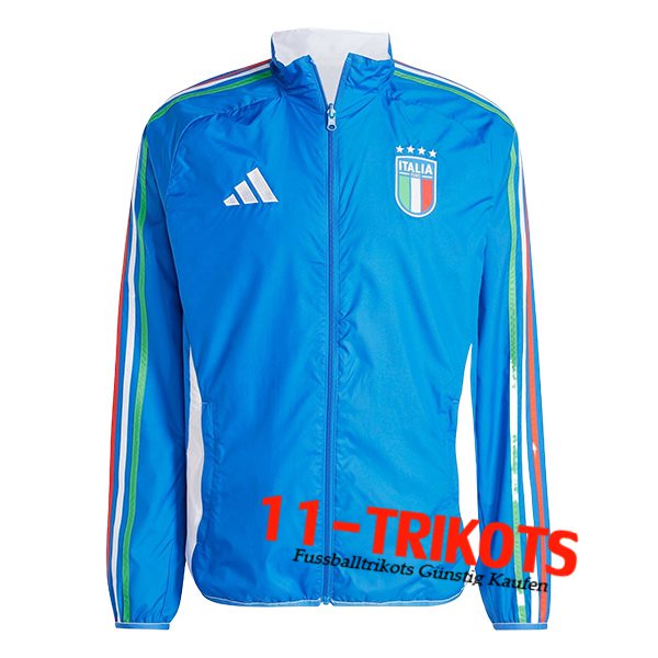 Italien Windjacke Blau 2024/2025