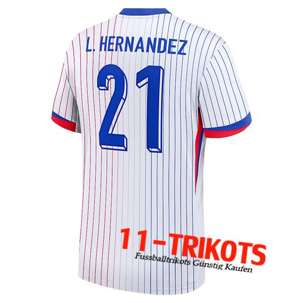 Frankreich (L. HERNANDEZ #21) 2024/2025 Auswärtstrikot