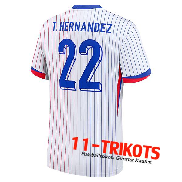 Frankreich (T. HERNANDEZ #22) 2024/2025 Auswärtstrikot