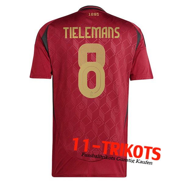 Belgien (TIELEMANS #8) 2024/2025 Heimtrikot