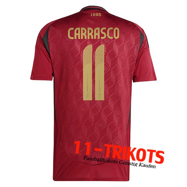 Belgien (CARRASCO #11) 2024/2025 Heimtrikot