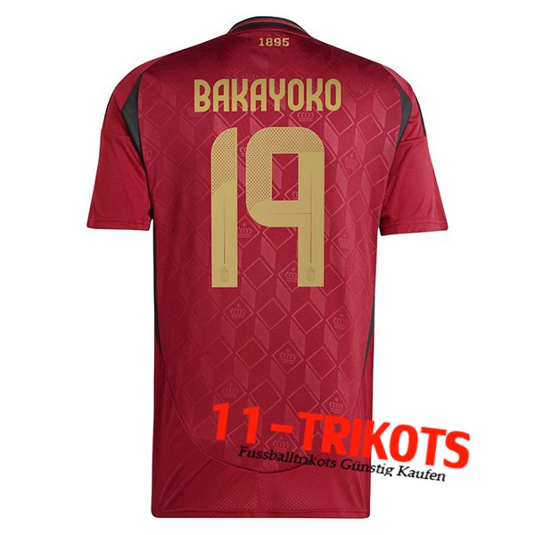 Belgien (BAKAYOKO #19) 2024/2025 Heimtrikot