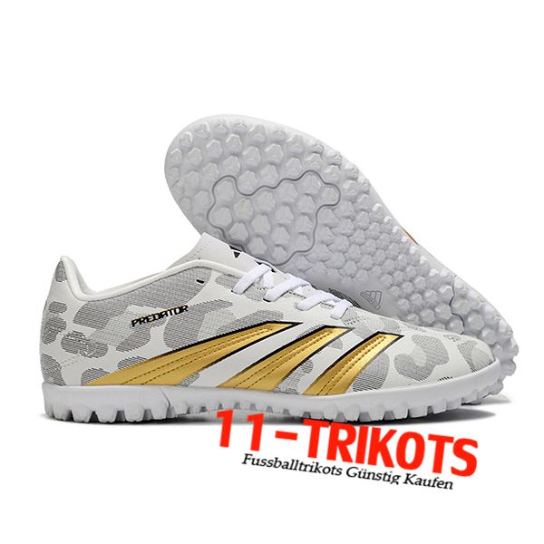 Adidas Fussballschuhe Predator Club TF Weiß/Grau/Gelb