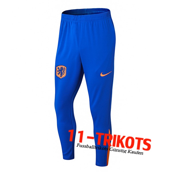 Niederlande Trainingshose Orange/Blau 2024/2025