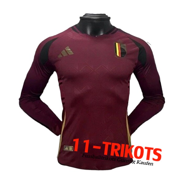 Belgien Heimtrikot Langarms UEFA Euro 2024