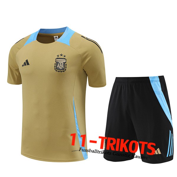 Argentinien Trainingstrikot Gelb/Blau 2024/2025