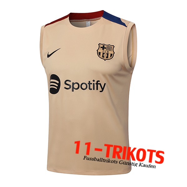 FC Barcelona Trainings-Tanktop Braun/Blau/Rot 2024/2025