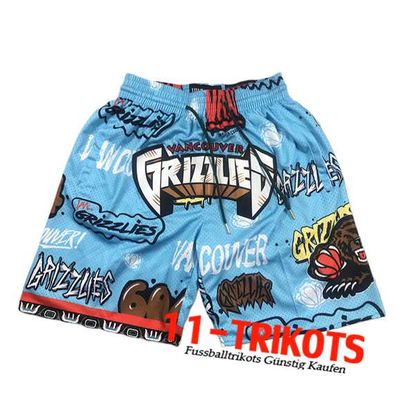 Memphis Grizzlies Shorts NBA 2024/25 Blau/Braun