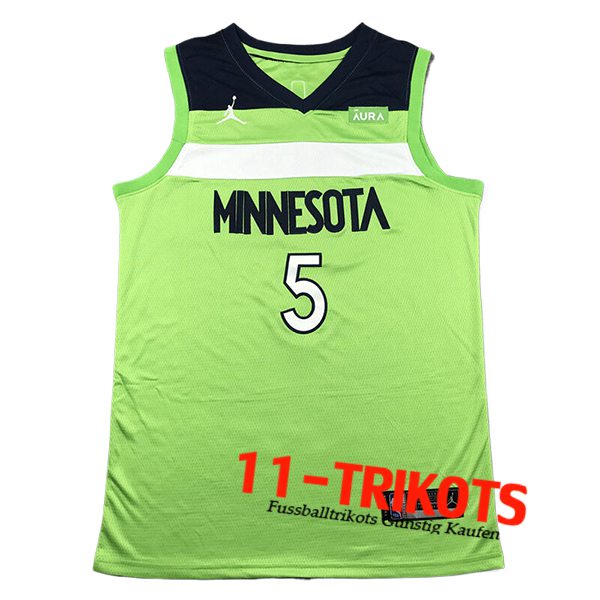 Minnesota Timberwolves Trikot (EDWARDS #5) 2024/25 Grün/Schwarz