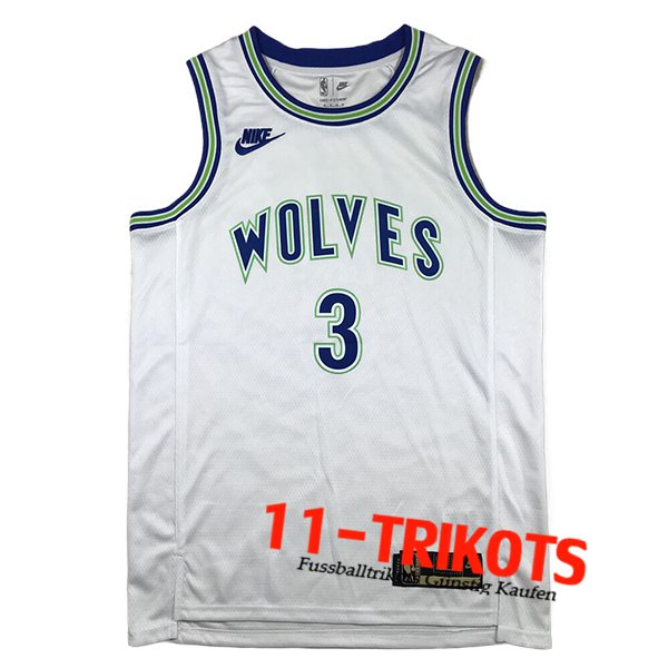 Minnesota Timberwolves Trikot (McDANIELS #3) 2024/25 Weiß/Blau/Grün