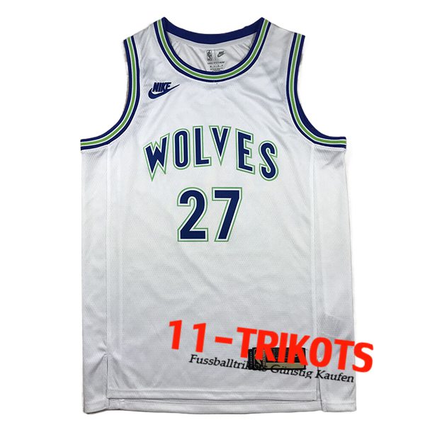 Minnesota Timberwolves Trikot (GOBERT #27) 2024/25 Weiß/Blau/Grün