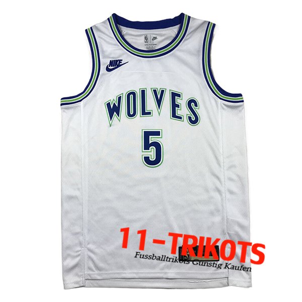 Minnesota Timberwolves Trikot (EDWARDS #5) 2024/25 Weiß/Blau/Grün