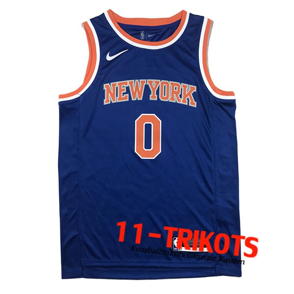 New York Knicks Trikot (DIVINCENZO #0) 2024/25 Blau/Orange